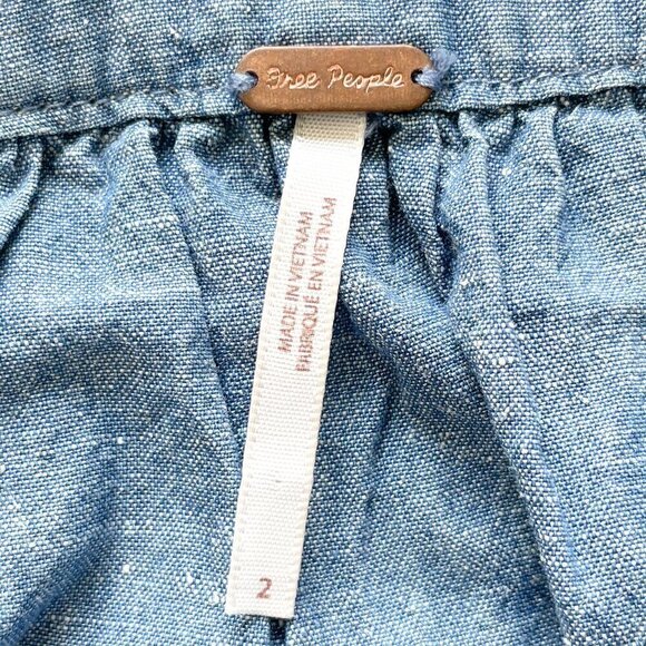 Free People Carolina Chambray Mini Dress - Picture 6 of 11
